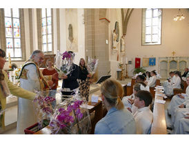 Dankgottesdienst der Kommunionkinder (© Karl-Franz Thiede)